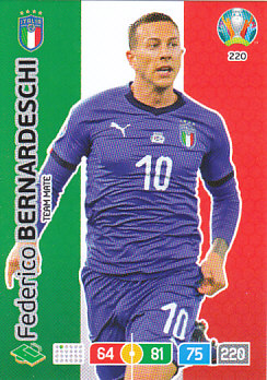 Federico Bernardeschi Italy Panini UEFA EURO 2020#220